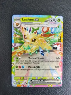 Pokemon TCG - Leafeon ex 006/131 Play Stamped Prize Pack Series 7 Holo - Image 1