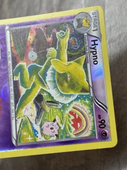 Hypno 51/122 Reverse Holo Rare Trippy Cute Rainbow CLEFAIRY Artwork Pokemon NM - Image 5