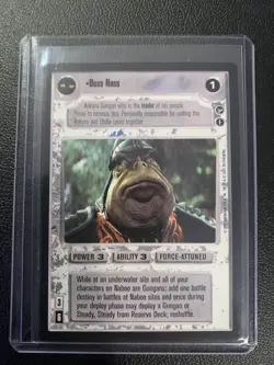Star Wars CCG SWCCG Theed Palace Boss Nass Card NM+ Decipher - Image 1
