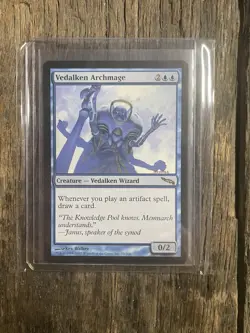 *VEDALKEN ARCHMAGE* - Mirrodin : MTG Magic The Gathering - Single Card : LP - Image 1