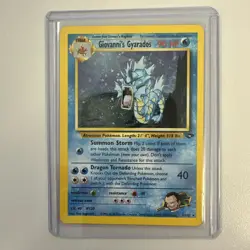 Giovanni's Gyarados - 5/132 - Pokemon Gym Challenge Unlimited Holo Rare Card LP - Image 1