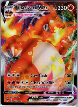 Charizard VMAX 020/189 SWSH03: Darkness Ablaze - Pokemon Card - NM - Image 1