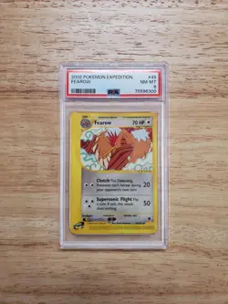 Pokemon PSA 8 NM/MINT 2002 Fearow 45/165 Expedition Rare Card - Image 1