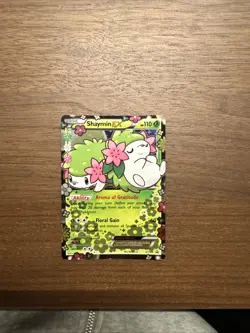Shaymin Pokemon TCG XY Roaring Skies Full Art Card XY148 Promo Holo Rare - Image 1