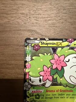 Shaymin Pokemon TCG XY Roaring Skies Full Art Card XY148 Promo Holo Rare - Image 3
