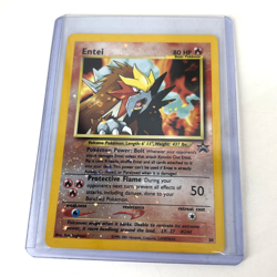 Pokemon Card Entei Black Star Promo #34 2001 Reverse Holo - Image 2