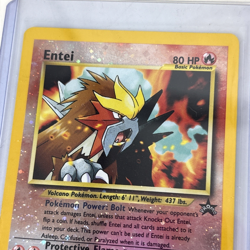 Pokemon Card Entei Black Star Promo #34 2001 Reverse Holo - Image 3