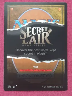 Magic The Gathering ADVENTURES IN FORGOTTEN REALMS FAERIE DRAGON token card MTG - Image 2