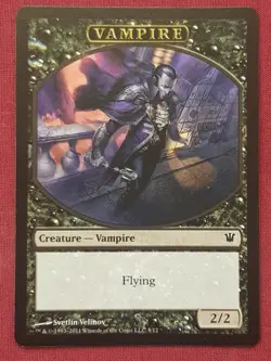 Magic The Gathering INNISTRAD VAMPIRE token card MTG - Image 1