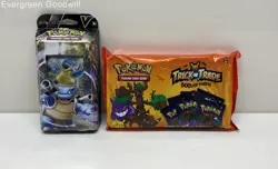 Pokemon TCG Blastoise V Battle Deck & Trick or Trade Booster Bundle - Image 1