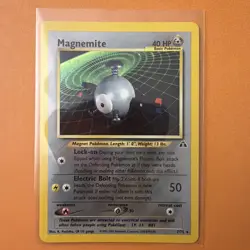Magnemite - 7/75 Neo Discovery Unlimited Holo Rare Pokemon - MINT - Image 1