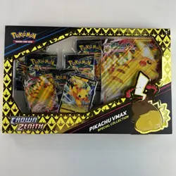 Pokemon TCG Sword & Shield Game Crown Zenith Pikachu VMAX Special Collection Box - Image 1