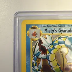 Pokemon TCG Misty’s Gyarados Holo Rare 13/132 Gym Challenge NM 2000 - Image 3
