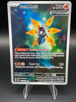 Iron Moth 187/182 IR - Full Art Holo - NM/M - SV04 Paradox Rift - Pokemon TCG - Image 1