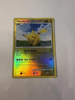 Pokemon Tcg Pikachu 70/100 Reverse Holo BK Promo Platinum Stamped - Image 1