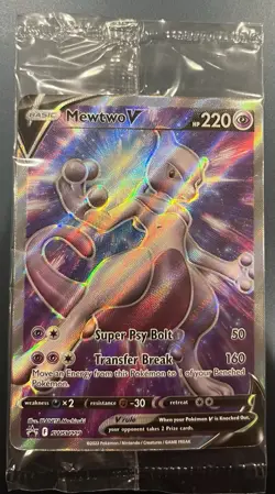 Sealed Pokemon Sword and Shield Black Star Promo Mewtwo V SWSH229 - Image 1