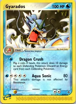 Gyarados 32/97 EX Dragon Near Mint Non-Holo Pokemon Vintage - Image 1