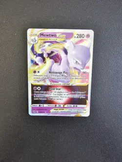 Carte Pokemon Mewtwo Vstar 031/078 EB10.5 Epee & Bouclier Pokemon Go FR NEUF - Image 1
