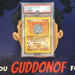 PSA 6 EXCELLENT-MINT 1999 Pokemon Jungle RHYHORN #61 1st Edition Vintage - Image 1