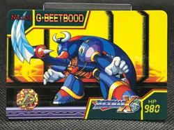 MEGA MAN X3 CARD DASS TCG CAPCOM BANDAI 1995 JAPAN Vintage Rare No.101 F/S - Image 1