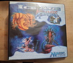 Magic the Gathering Ice Age Alliances Card Binder Great Shape! - Image 1