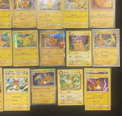Pokemon Tcg Pikachu Card Lot (34) + Raichu - SWSH, SV, XY, Stamped, Holo, 10+set - Image 4
