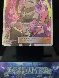 Pokemon Card Plumeria 145/147 Burning Shadows Full Art Trainer Light Play - Image 3
