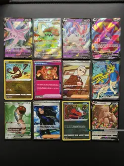 Pokemon TCG Full Art, V, Radiant Lot x12 Holo No Dups Cards Shown Nm - Image 1