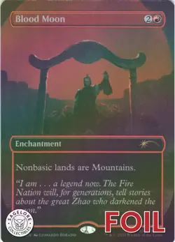 MTG Blood Moon (Rainbow Foil) (2288) | NM Foil | Secret Lair Avatar {SLD} - Image 1
