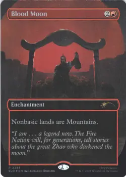 MTG Blood Moon (Rainbow Foil) (2288) | NM Foil | Secret Lair Avatar {SLD} - Image 2