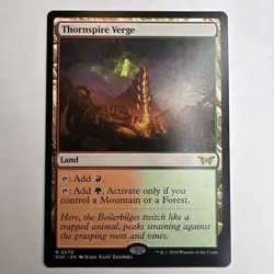 Thornspire Verge MTG Duskmourn: House of Horror Regular Rare #0270 NM Pack Fresh - Image 1