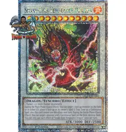 Yugioh! 1x Snake-Eyes Vengeance Dragon ALIN-EN040 Quarter Century Secret Rare NM - Image 1