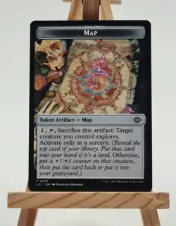 Map Token Version 2 The Lost Caverns of Ixalan Magic Card T0017 - Image 1