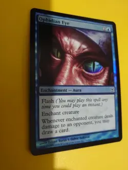 Ophidian Eye. FOIL Time SPiral Enchantment Aura. English lang VHTF mtg VGC Card - Image 2
