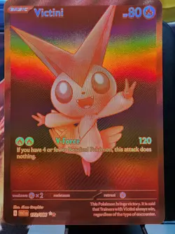 Red Victini 172/086 Mint / NM Holo Pokemon Card White Flare BWR English TCG WHT - Image 1