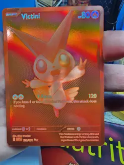 Red Victini 172/086 Mint / NM Holo Pokemon Card White Flare BWR English TCG WHT - Image 3