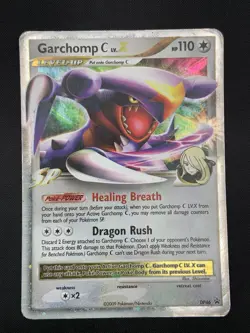 Pokemon Card Garchomp C Lv.X Diamond Pearl Promo Holo DP46 - DMG - Image 1
