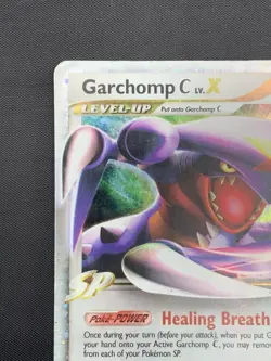 Pokemon Card Garchomp C Lv.X Diamond Pearl Promo Holo DP46 - DMG - Image 2