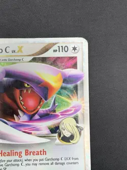 Pokemon Card Garchomp C Lv.X Diamond Pearl Promo Holo DP46 - DMG - Image 3