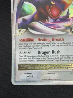 Pokemon Card Garchomp C Lv.X Diamond Pearl Promo Holo DP46 - DMG - Image 4