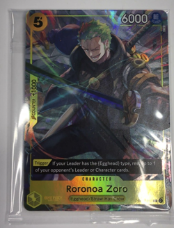 One Piece Illustration Box Volume 3 Roronoa Zoro Promo Alt Art Card English - Image 1