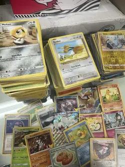4 POUNDS! damaged pokemon cards TONS OF HOLOS see pics! vintage, xy, ex, v etc - Image 2