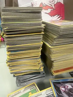 4 POUNDS! damaged pokemon cards TONS OF HOLOS see pics! vintage, xy, ex, v etc - Image 3