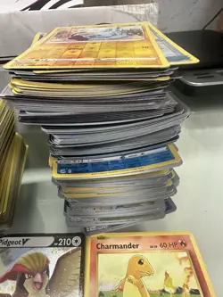 4 POUNDS! damaged pokemon cards TONS OF HOLOS see pics! vintage, xy, ex, v etc - Image 4