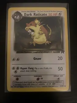 Dark Raticate 51/82 Team Rocket Pokemon Card - Image 1