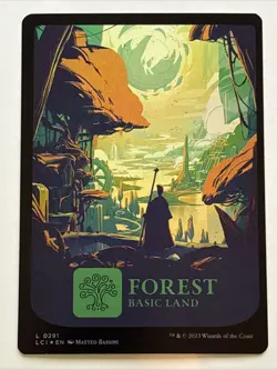 MTG The Lost Caverns of Ixalan Forest Foil 0291 NM - Image 1