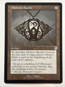 MTG The Brothers' War: Retro Frame Artifacts Mishra's Bauble NM - Image 1