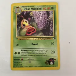 Pokemon Erika's Weepinbell - WOTC Gym Heroes Uncommon 48/132 Unlimited 2000 - Image 1
