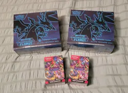 Phantasmal Flames 2x Pokemon Center Elite Trainer Box ETB, 2x booster bundle - Image 1