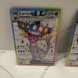 Pokemon TCG Umbreon Ex Espeon Ex Svp 175 176 Promo Pair NM Prismatic Evolution - Image 2